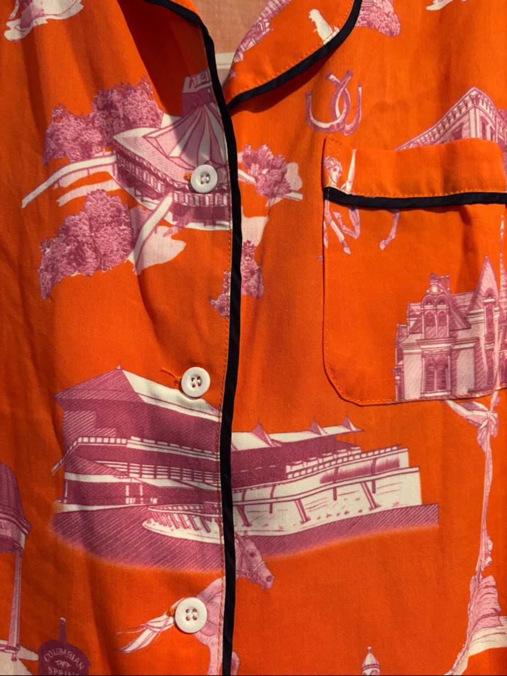 Katie Kime SARATOGA SPRINGS PAJAMA SHORTS SET - Picture 3 of 6